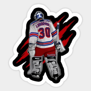Henrik Lundqvist Skates #30 Claw Sticker